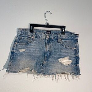 Vintage GAP Womens Jean short Skirt